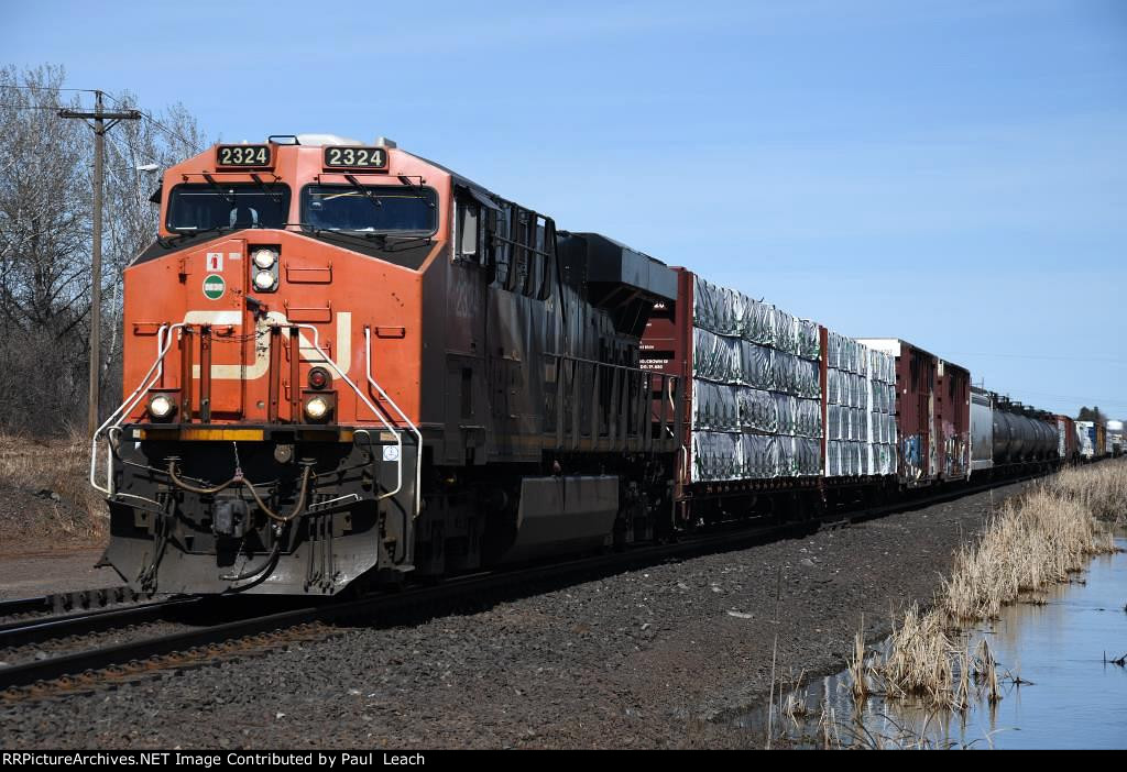 Southbound manifest at the junction